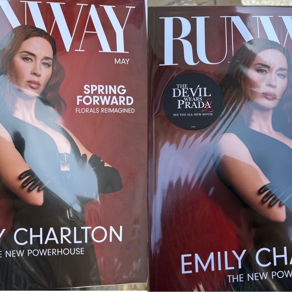 The Devil Wears Prada 2 RUNWAY Promo Magazine NEW SEALED 2026 (Set of 2)